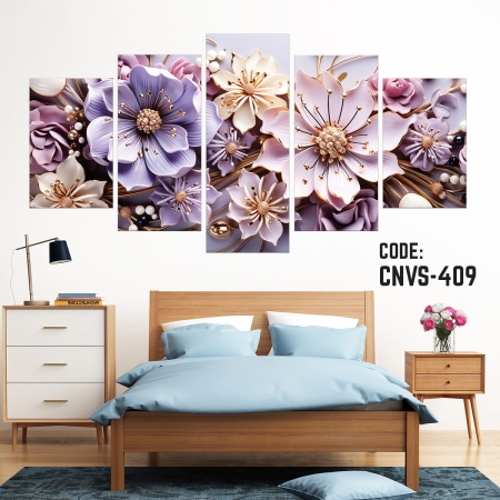 5 Panel wall Canvas | CNVS-409